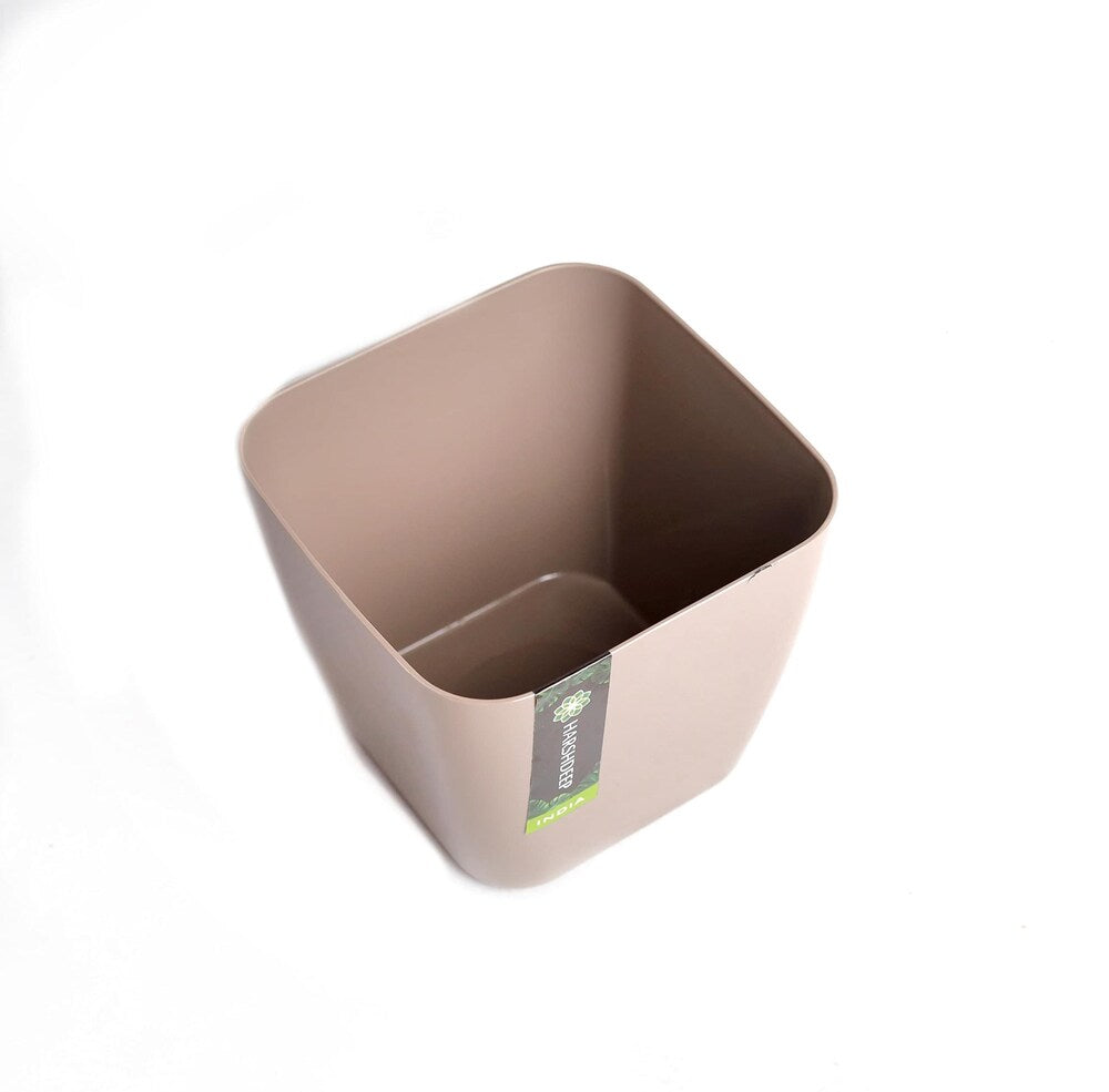 Siena 17cm Square Plastic Pot