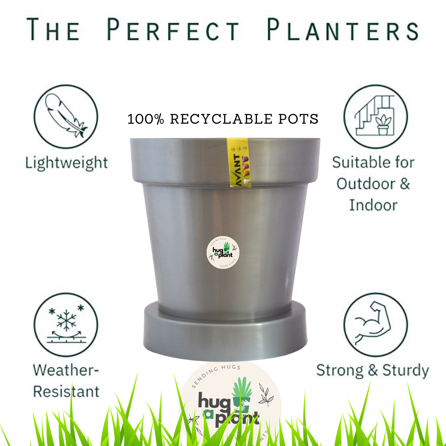 Hug A Plant |  Smart Pot(5L)Volta  for Home & Garden