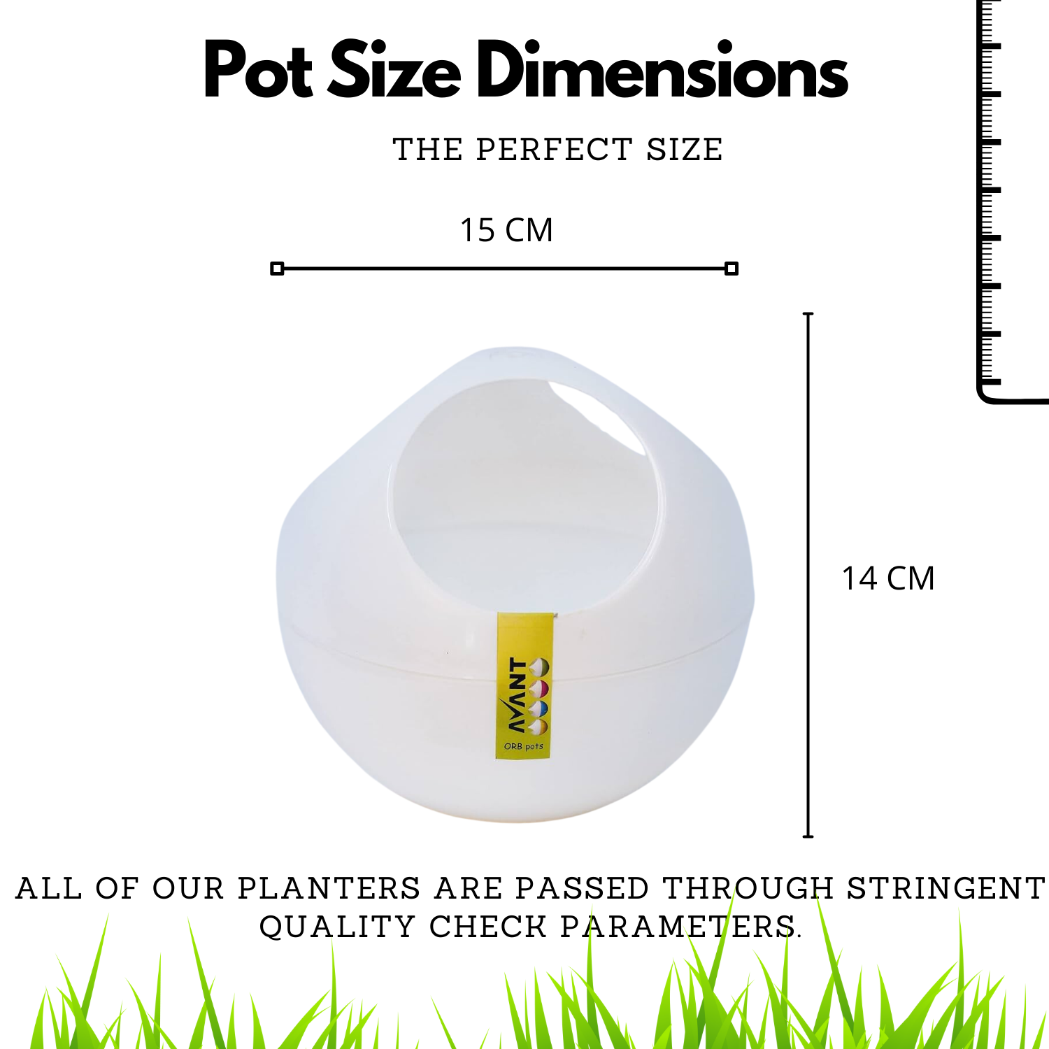 Hug A Plant | ORB Self watering Pot for Home & Garden