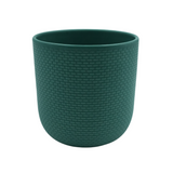 Designer Ceramic Pot (Green, Matt Finish,Small) for Home & Indoor Plant Decor