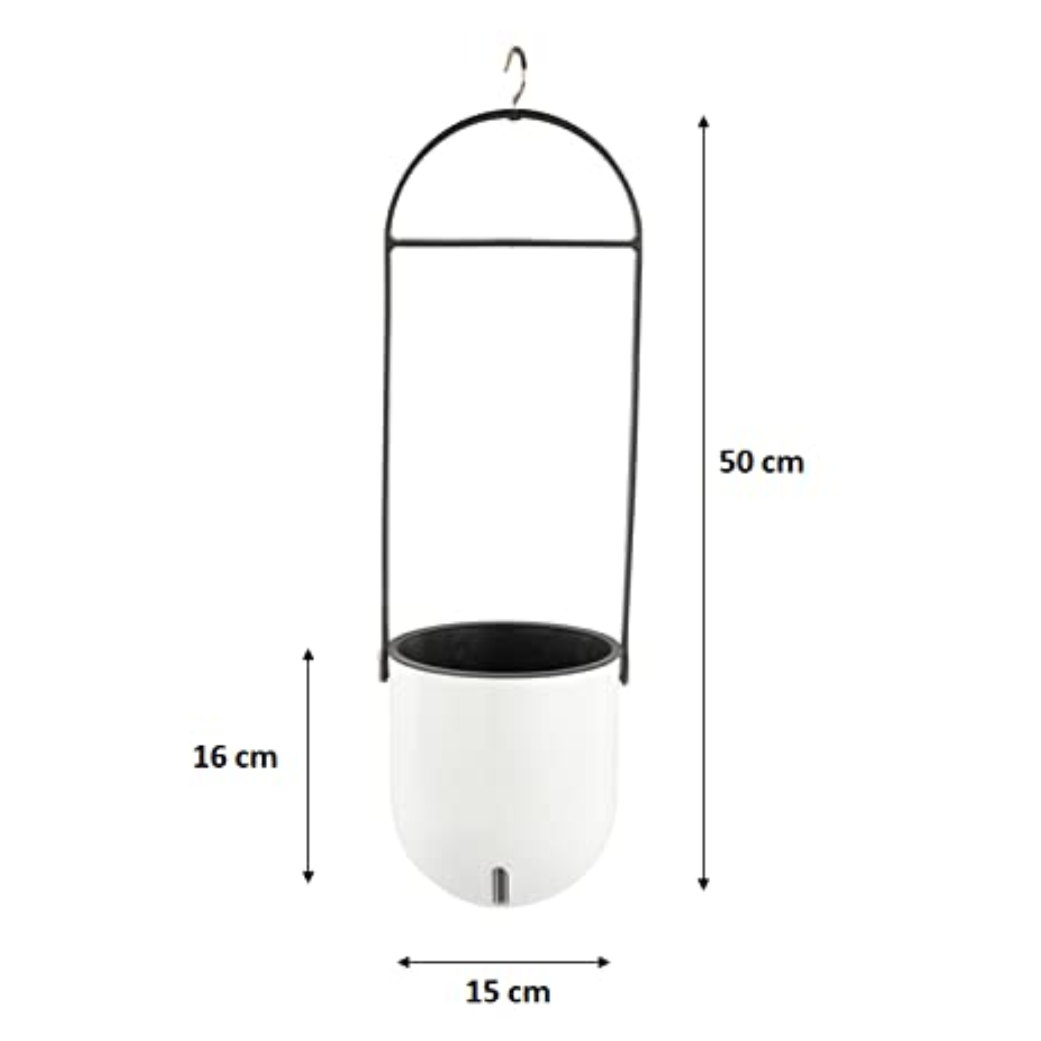 Sphere Selfwatering Hanging Flower Pot/Indoor Outdoor Plant Pot | Hanging Planter for Plants (Home & Garden)