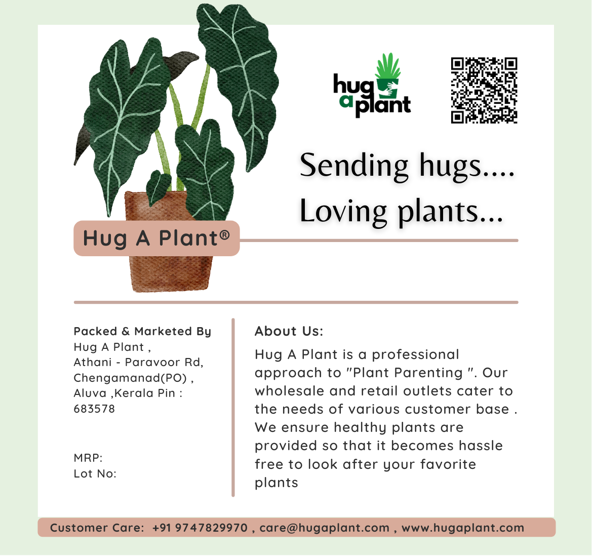 Hug A Plant Red Soil For Plants