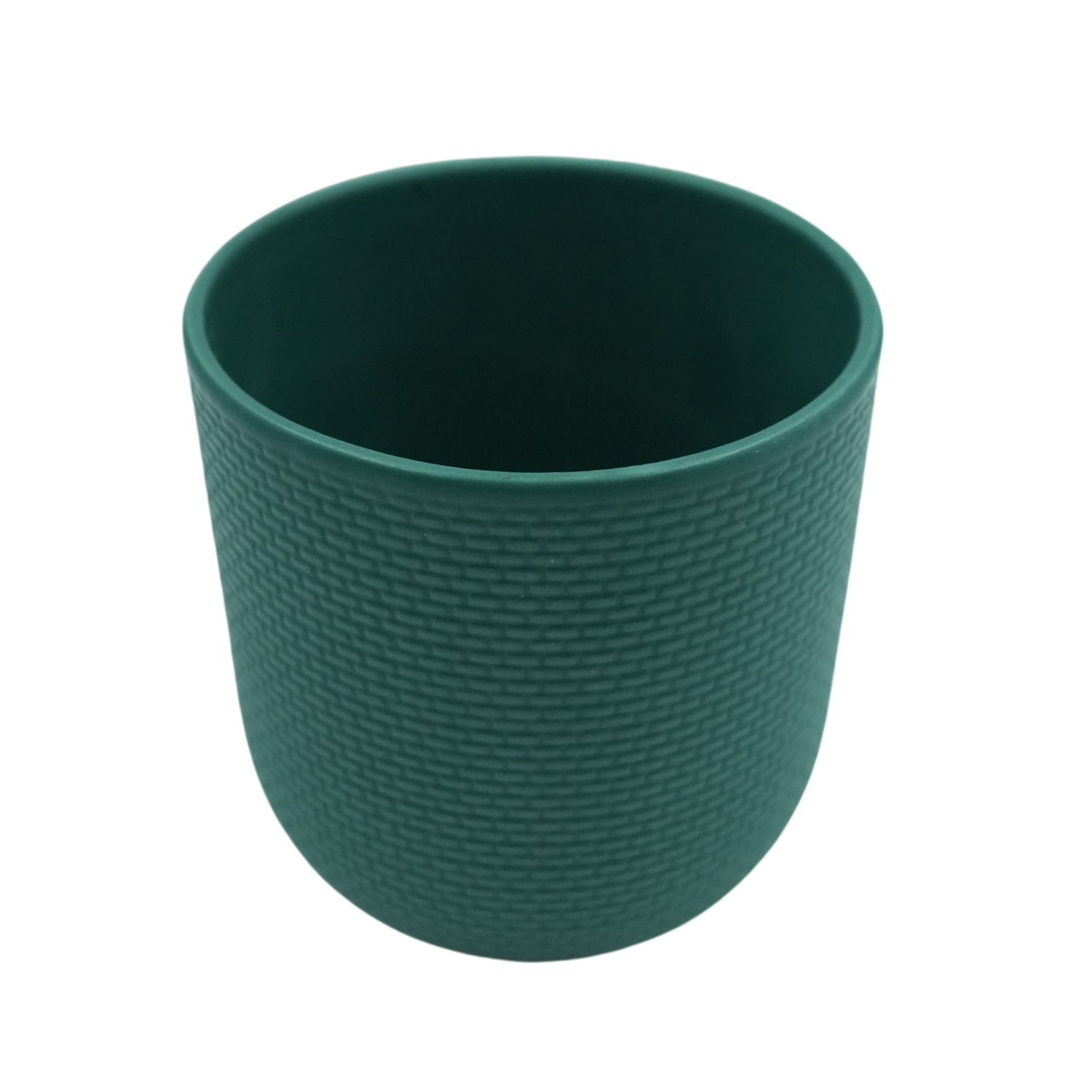 Designer Ceramic Pot (Green, Matt Finish,Small) for Home & Indoor Plant Decor