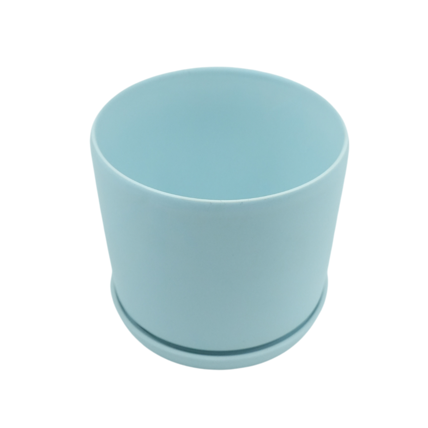 Designer Ceramic Pot (Blue, Matt Finish,Small) for Home & Indoor Plant Decor