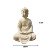 Polyresin White Buddha Large Statue