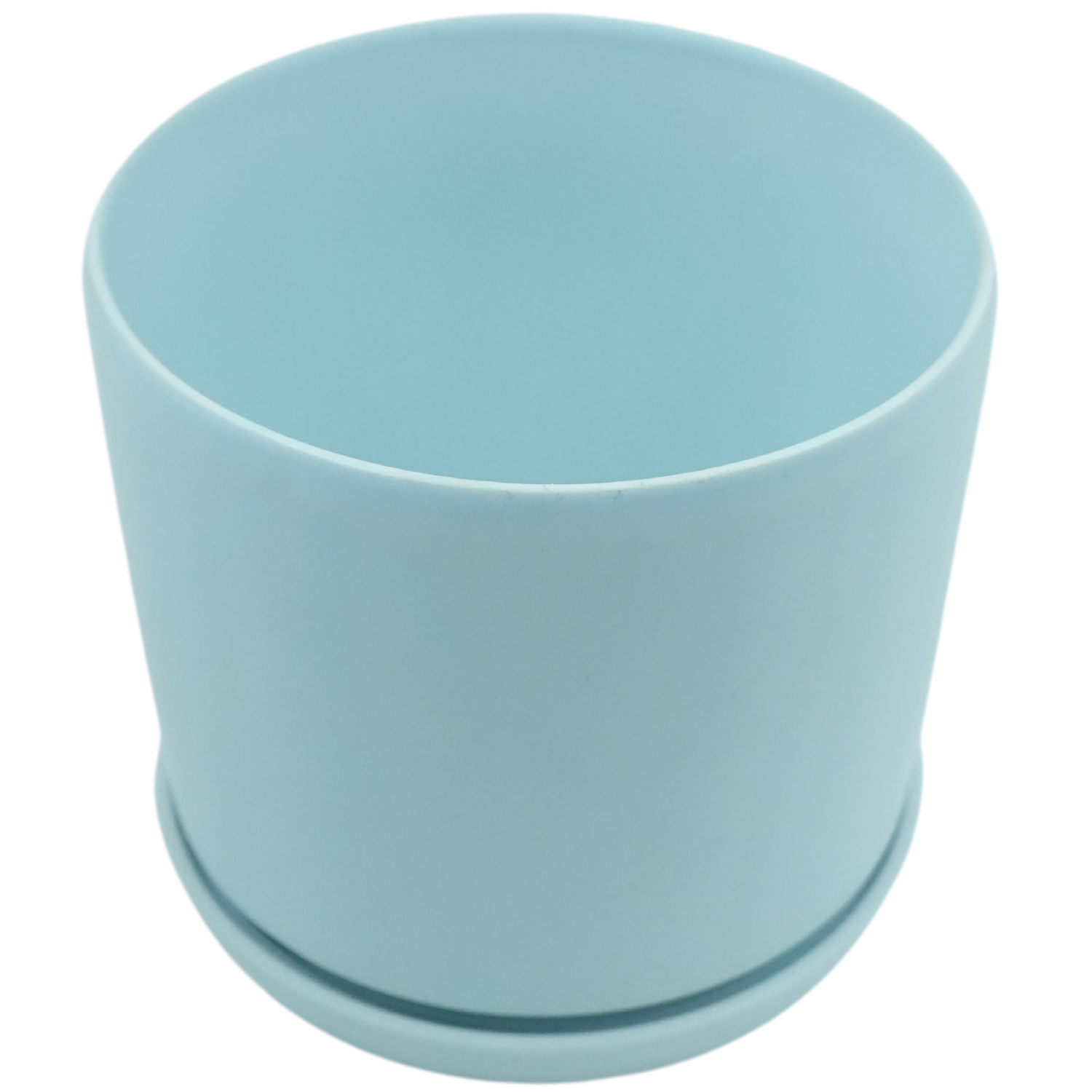 Designer Ceramic Pot (Blue, Matt Finish,Large) for Home & Indoor Plant Decor