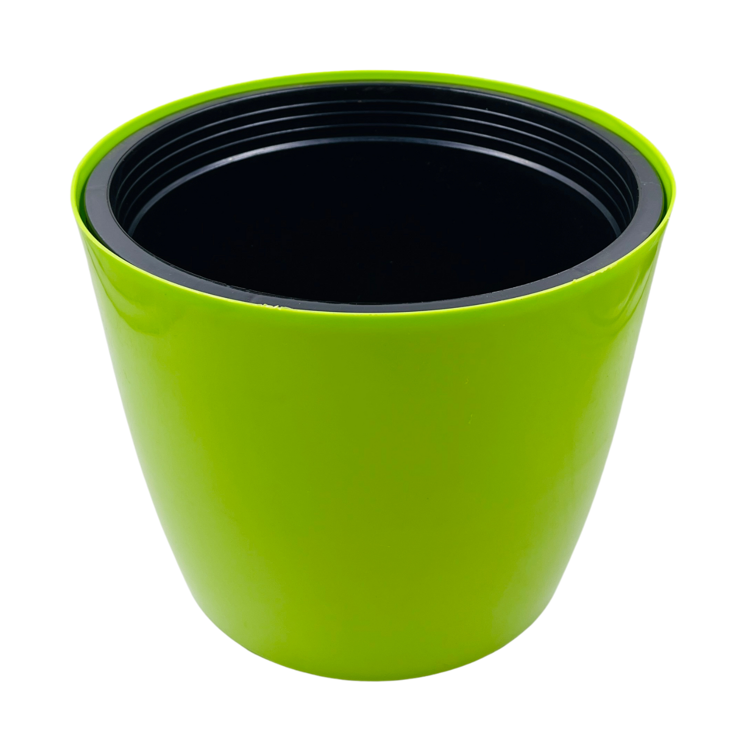 Hug A Plant | Bmw Round Plastic Pot with Inner for Home & Garden (25CM|9.8 INCH)