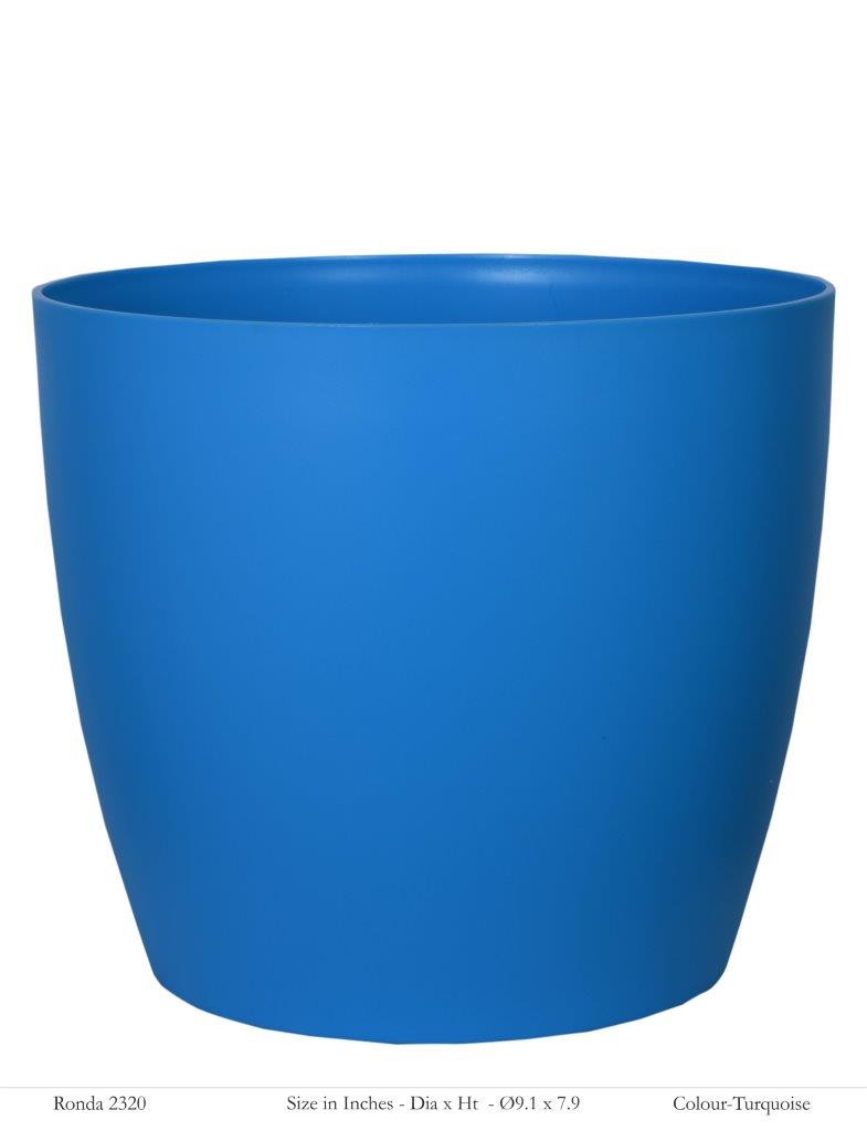 Ronda 2320 Round Plastic Pot (Without Self-Watering Kit)