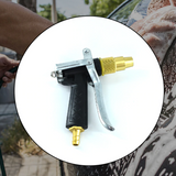 DURABLE GOLD COLOR TRIGGER HOSE NOZZLE WATER LEVER SPRAY